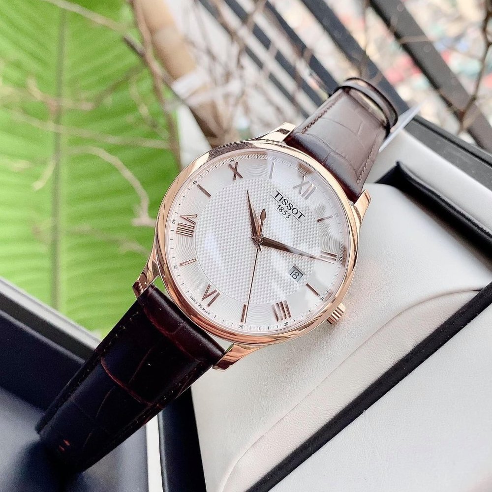 Sale! New! Tissot High-End Swiss Rose Gold Watch - Picture 4 of 5